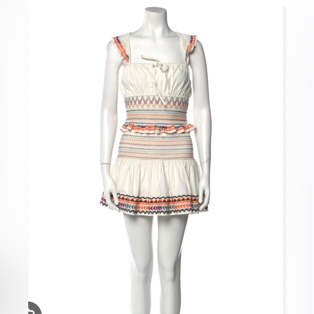 TULAROSA EMBROIDERED SUNDRESS